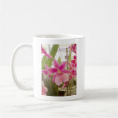 Roze Orchid Koffiemok (Links)