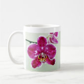 Roze Orchid Koffiemok (Links)