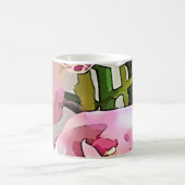 Roze Orchid Koffiemok (Center)