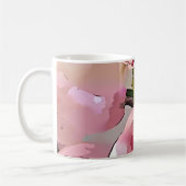 Roze Orchid Koffiemok (Links)