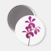 Roze Orchid Magneet (Voorkant / Achterkant)
