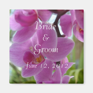 Roze Orchid sparen de Magnet van de Datum