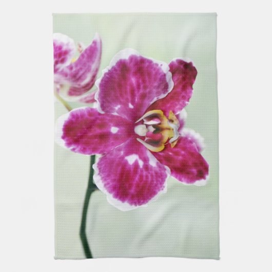 Roze Orchid Theedoek (Verticaal)