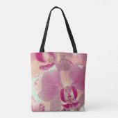 Roze Orchid Tote Bag (Achterkant)