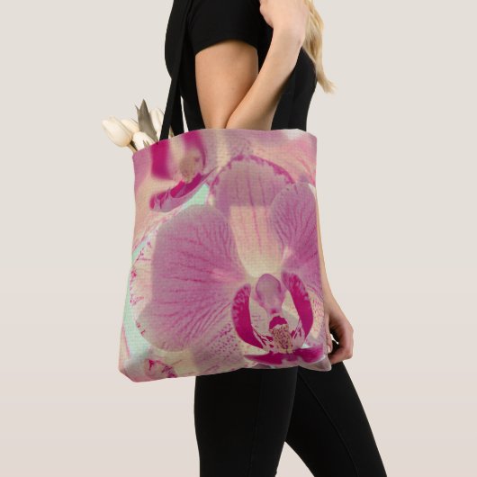 Roze Orchid Tote Bag (Dichtbij)