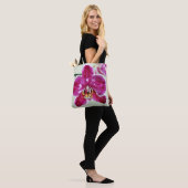 Roze Orchid Tote Bag (Op model)