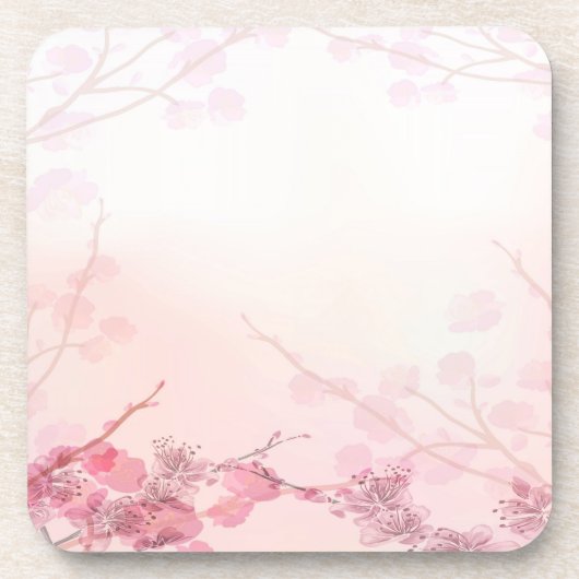 Roze Orchid Wedding Bier Onderzetter (Voorkant)