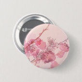 Roze Orchid Wedding Ronde Button 5,7 Cm (Voorkant /achterkant)