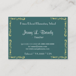 Roze orchidebloem, bloemfotografie visitekaartje