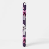 Roze orchidebloemen iPhone hoesje (Rechterkant)