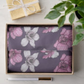 Roze orchidebloemen tissuepapier (Geschenk)