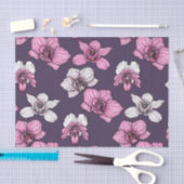 Roze orchidebloemen tissuepapier (Craft)