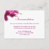 Roze Orchidee Accommodaties Behuizing Kaart (Voorkant)