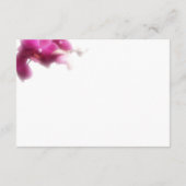 Roze Orchidee Accommodaties Behuizing Kaart (Achterkant)