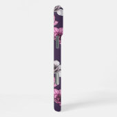 Roze orchidee bloemen iPhone hoesje (Rechterkant)