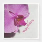 Roze Orchidee Bloesem Bloesem  Servet (Voorkant)