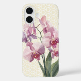 Roze Orchidee Botanisch iPhone 16 Hoesje
