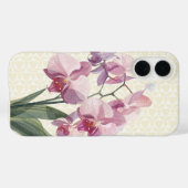 Roze Orchidee Botanisch Case-Mate iPhone Case (Achterkant (horizontaal))