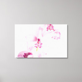 Roze orchidee canvas afdruk