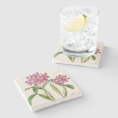 Roze Orchidee Centraal-Amerikaanse Cattleya skinne Stenen Onderzetter (Zijkant)