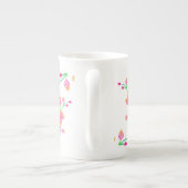 Roze Orchidee Coffee Mok (Achterkant)