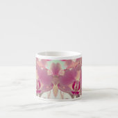 Roze Orchidee Espresso Kop (Voorkant)