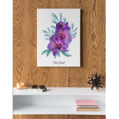 Roze Orchidee Floral Canvas Wall Art Poster