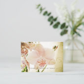 Roze Orchidee · Gastenbank Mini Kaart Plaatskaartje (Staand voorkant)