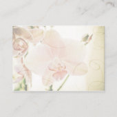Roze Orchidee · Gastenbank Mini Kaart Plaatskaartje (Achterkant)