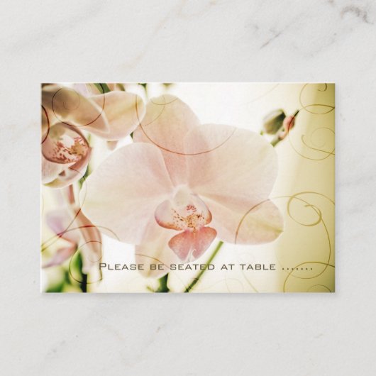 Roze Orchidee · Gastenbank Mini Kaart Plaatskaartje (Voorkant)