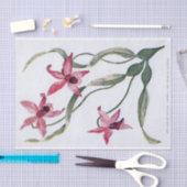 roze orchidee-illustratie tissuepapier (Craft)