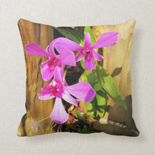 Roze orchidee in het Sierkussen van de boom