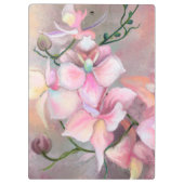 Roze orchidee klembord (Achterkant)