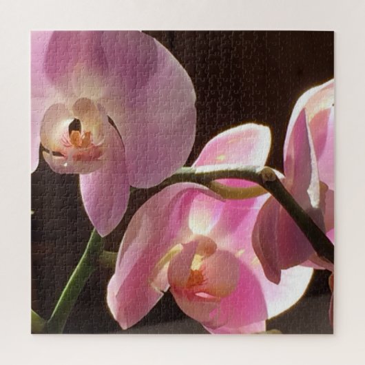 Roze Orchidee Legpuzzel (Verticaal)