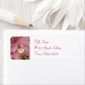 Roze Orchidee Mailing Label (Insitu)