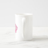 Roze orchidee mok (Achterkant)