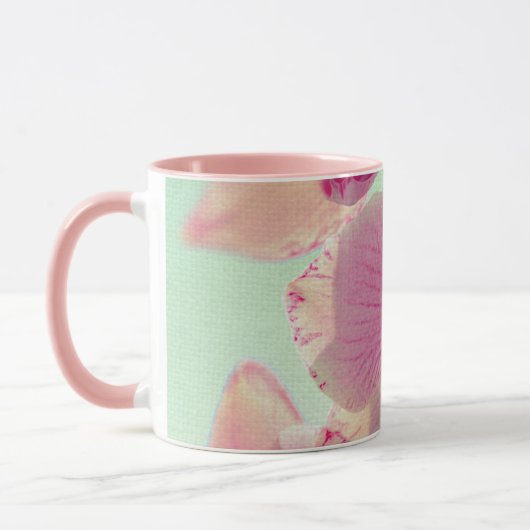 Roze Orchidee Mok (Links)