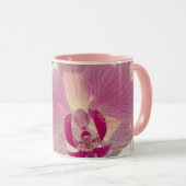 Roze Orchidee Mok (Voorkant rechts)