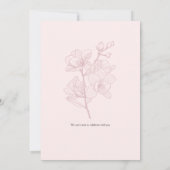 Roze orchidee momenten | Weddenschap Kaart (Achterkant)