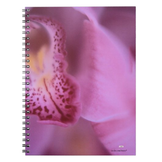 Roze orchidee Notitieboek (Voorkant)