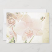 Roze Orchidee • Save the Date Aankondiging (Achterkant)