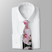 Roze orchidee Stropdas (Gebonden)