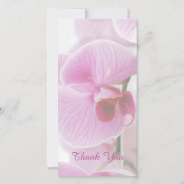 Roze orchidee sympathie / Memorial Bedankt