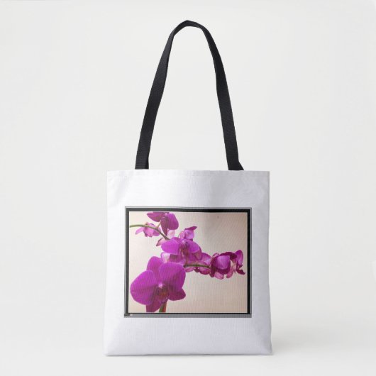 Roze orchidee Tote Bag (Voorkant)