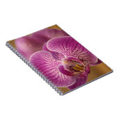 Roze orchidee ventilator notitieboek (Rechterzijde)