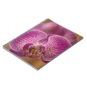 Roze orchidee ventilator notitieboek (Linkerzijde)