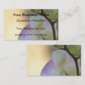 Roze orchidee ventilator visitekaartje (Voorkant / Achterkant)