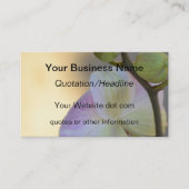 Roze orchidee ventilator visitekaartje (Voorkant)