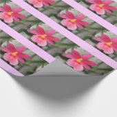Roze orchidee verpakkingspapier cadeaupapier (Hoek)