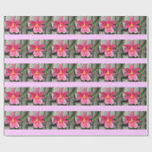 Roze orchidee verpakkingspapier cadeaupapier (Vlak)
